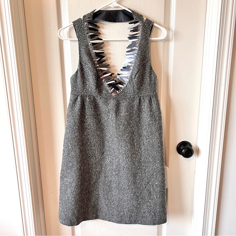 NWT ANNA SUI For Target Tweed Halter A-Line Dress—SZ. XS - Picture 15 of 17